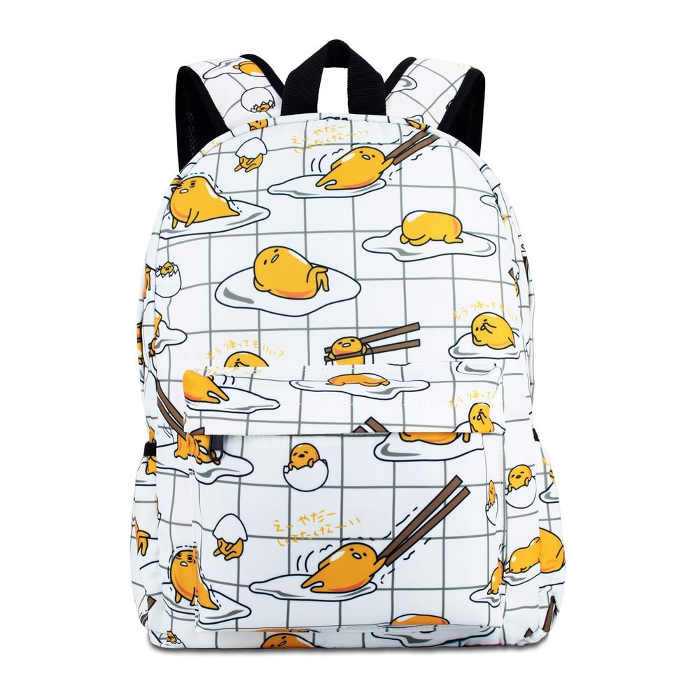Anime the Lazy Egg Backpack for Women Large Nylon Travel Backpack All Over🖖